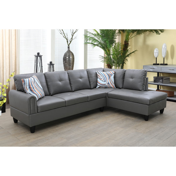 jamal chaise sofa sectional with barrel chair